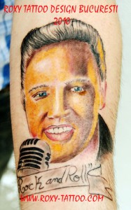 saloane tatuaje si piercing Bucuresti Roxy Tattoo Elvis Preasley