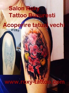 acoperire tatuaje vechi salon tatuaje bucuresti roxy tattoo