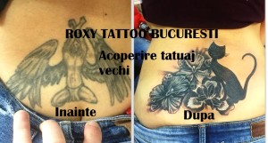 acoperire tatuaje vechi saloane taujae roxy tattoo bucuresti